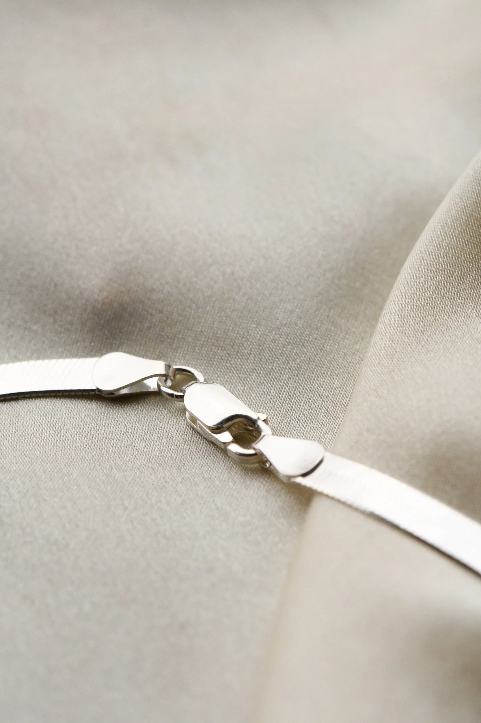 High Quality Italian Vintage Silver Chain 1980s