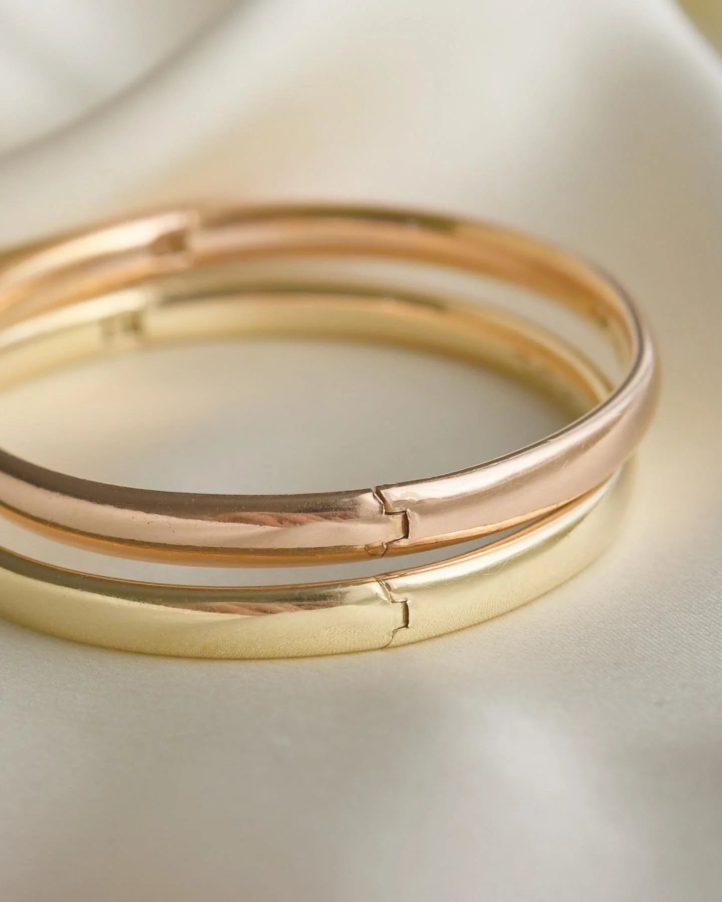 ROSE GOLD Bangle 14K Gold 1980s
