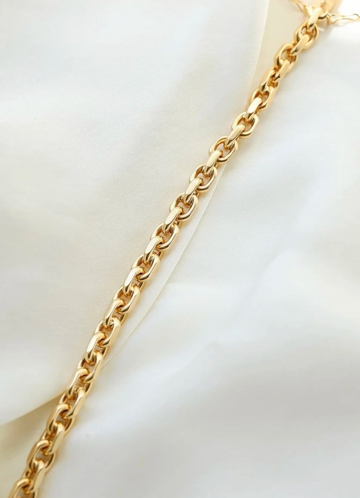 Chunky DREAM Anchor Bracelet Vintage 18K Gold Sweden 1962