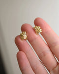 Swedish Vintage She’ll Earrings 18k Gold 1940s