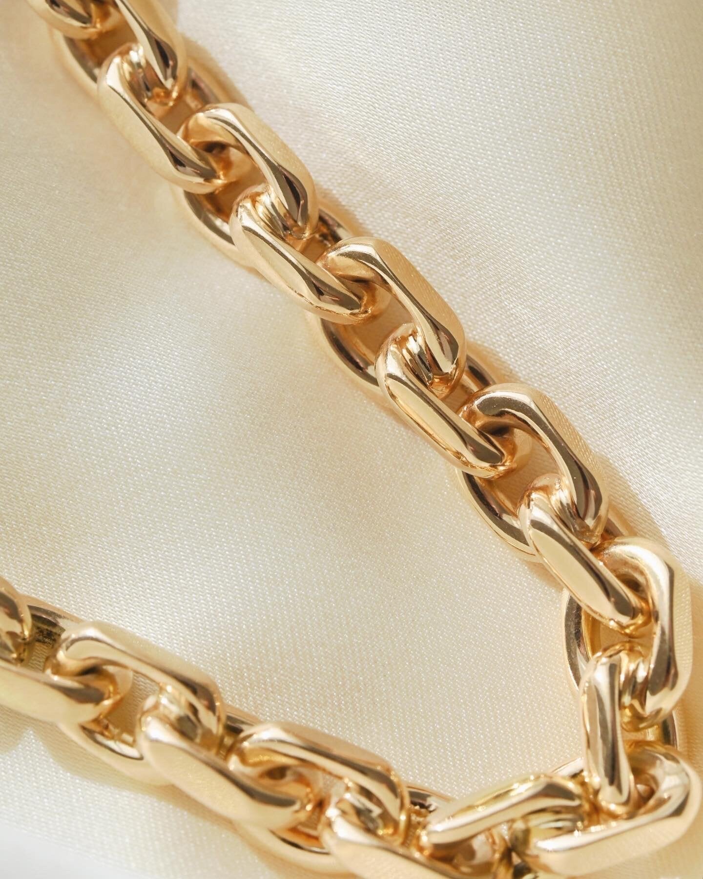 Big HEAVY AF Anchor Bracelet 14K Gold