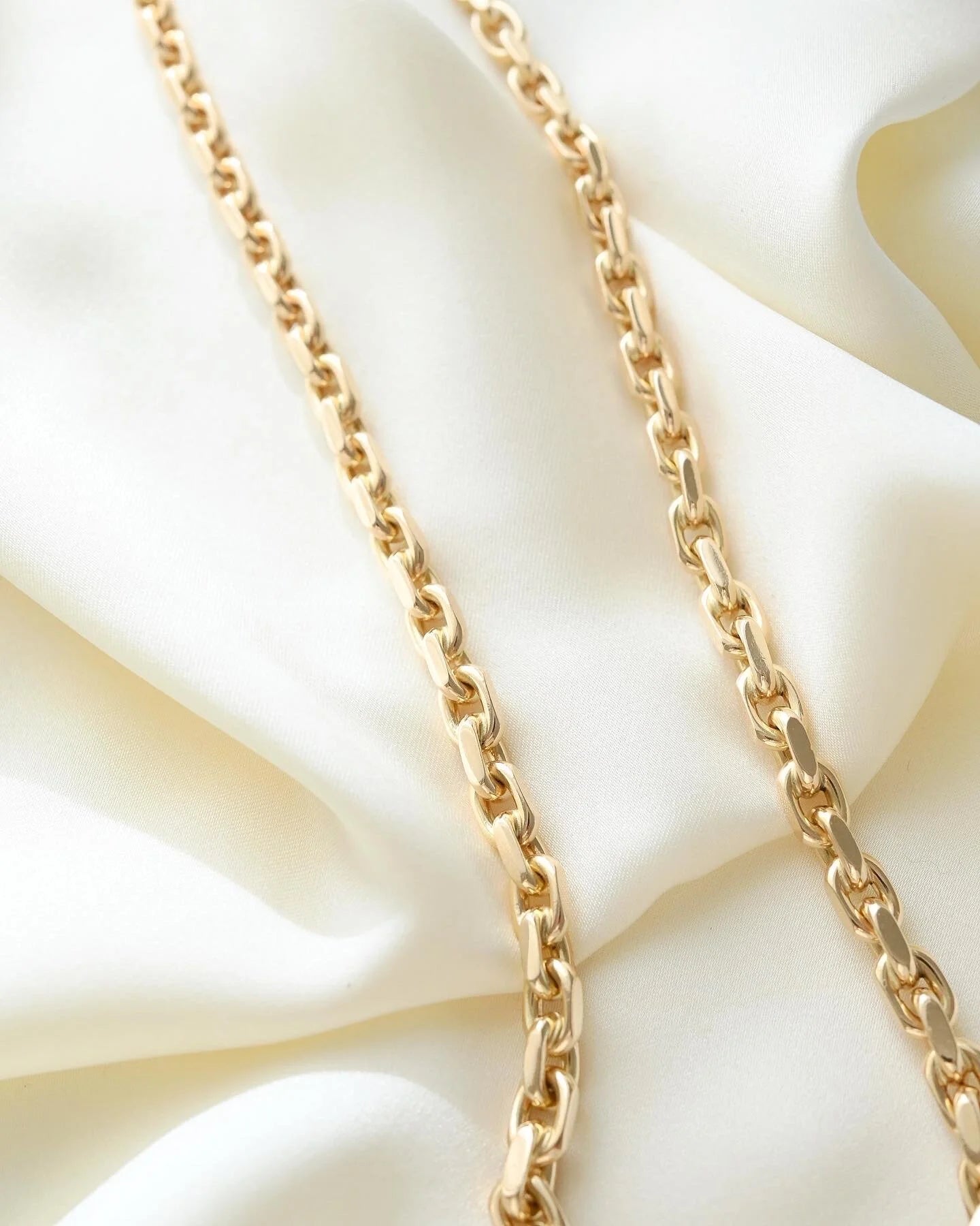 Super Heavy 58 Grams Deluxe Chain Danish Vintage 14K Gold
