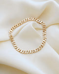 Fabulous Danish Vintage Curb Link Bracelet 14K Gold