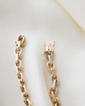 Beautiful 20.25 Inches Vintage Anchor Chain 14K Gold