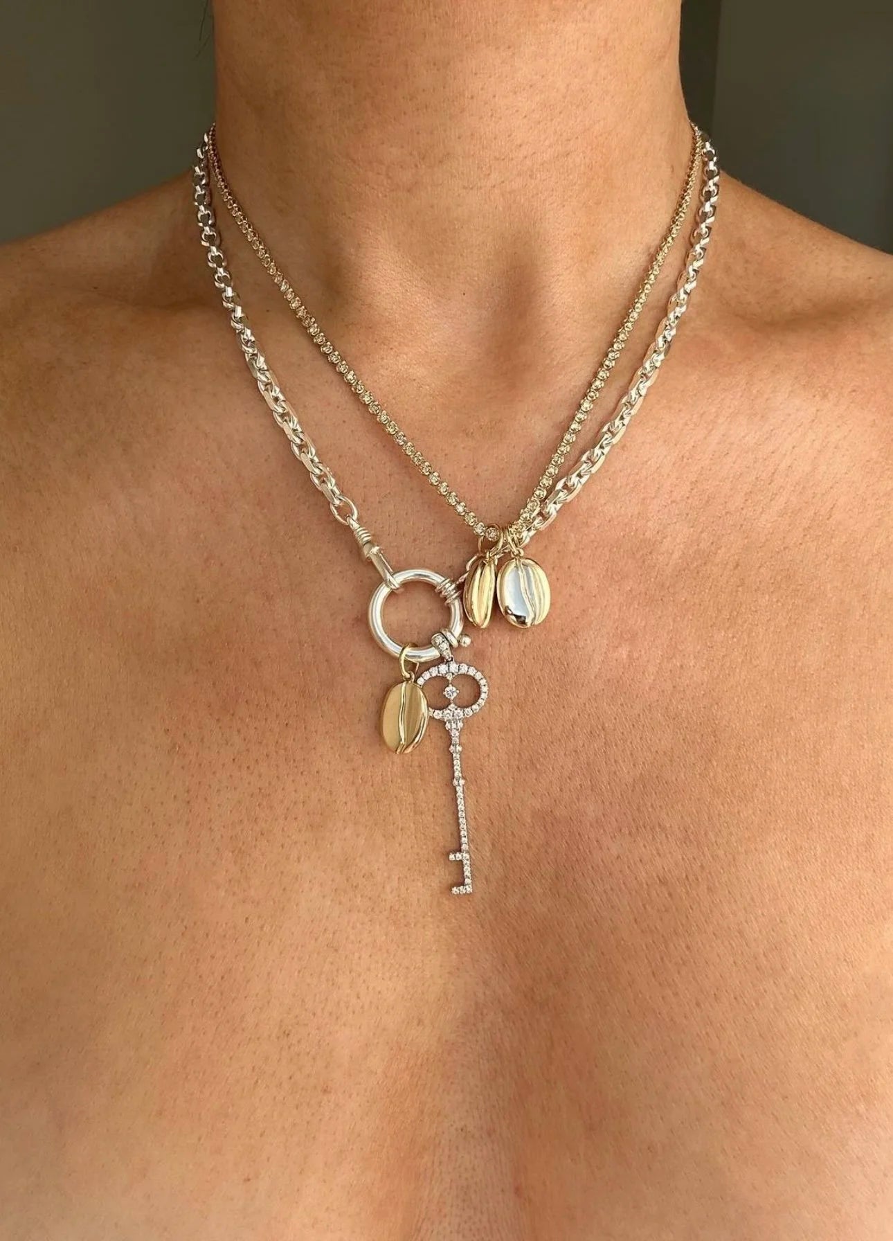 OMJ FINE JEWELRY : The Hold All Watch Chain Sterling Silver 2024
