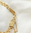 Magical Zodiac Charm Bismarck Bracelet 18K Gold 1944