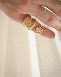 Magical Swedish Old Harpe Ring 18K Gold 1951