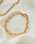 Biggest Most Amazing Vintage Anchor Link Bracelet Ever 14K Gold 1970