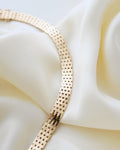The Best Danish Mid Century Vintage Necklace 14K Gold 1970