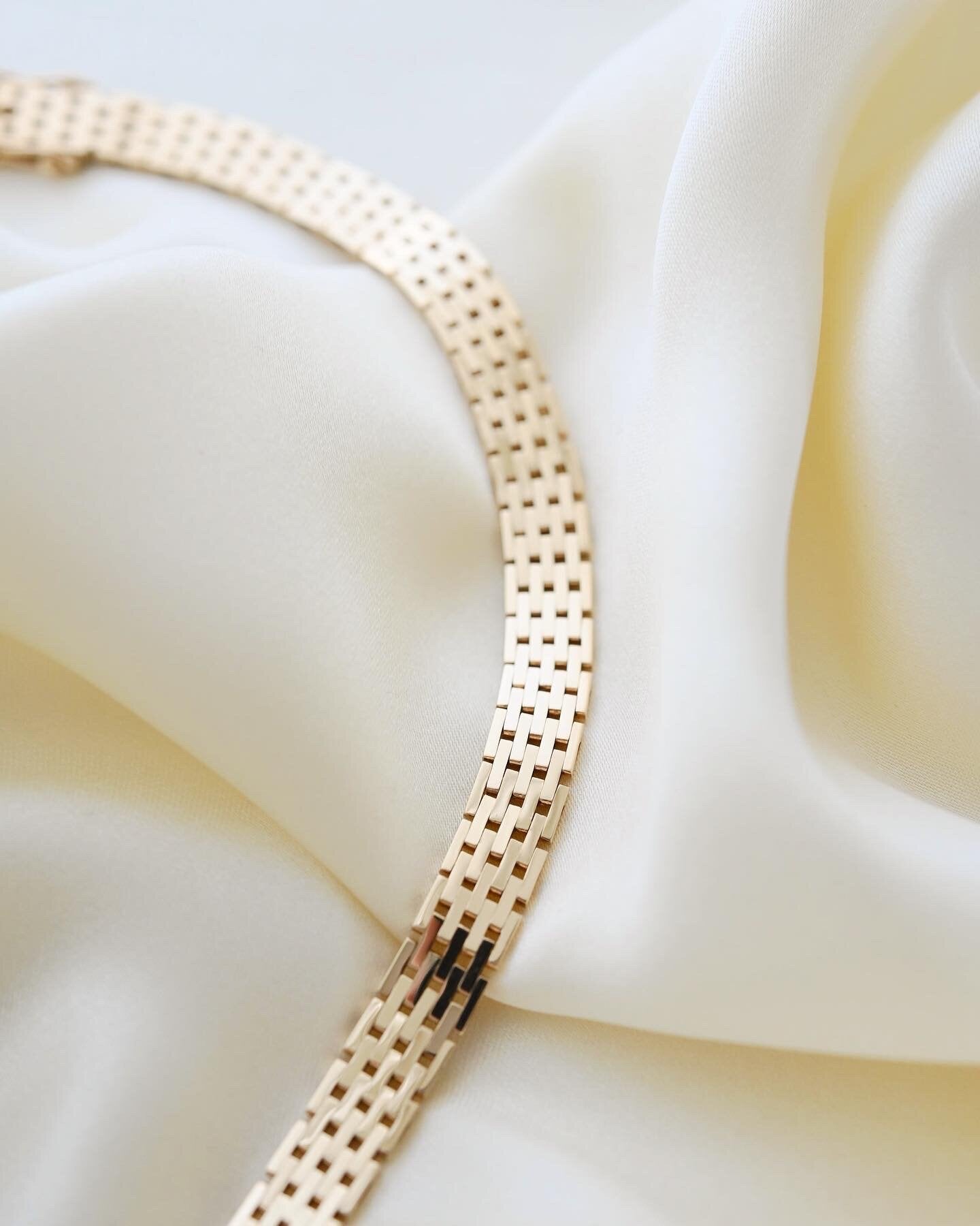 The Best Danish Mid Century Vintage Necklace 14K Gold 1970