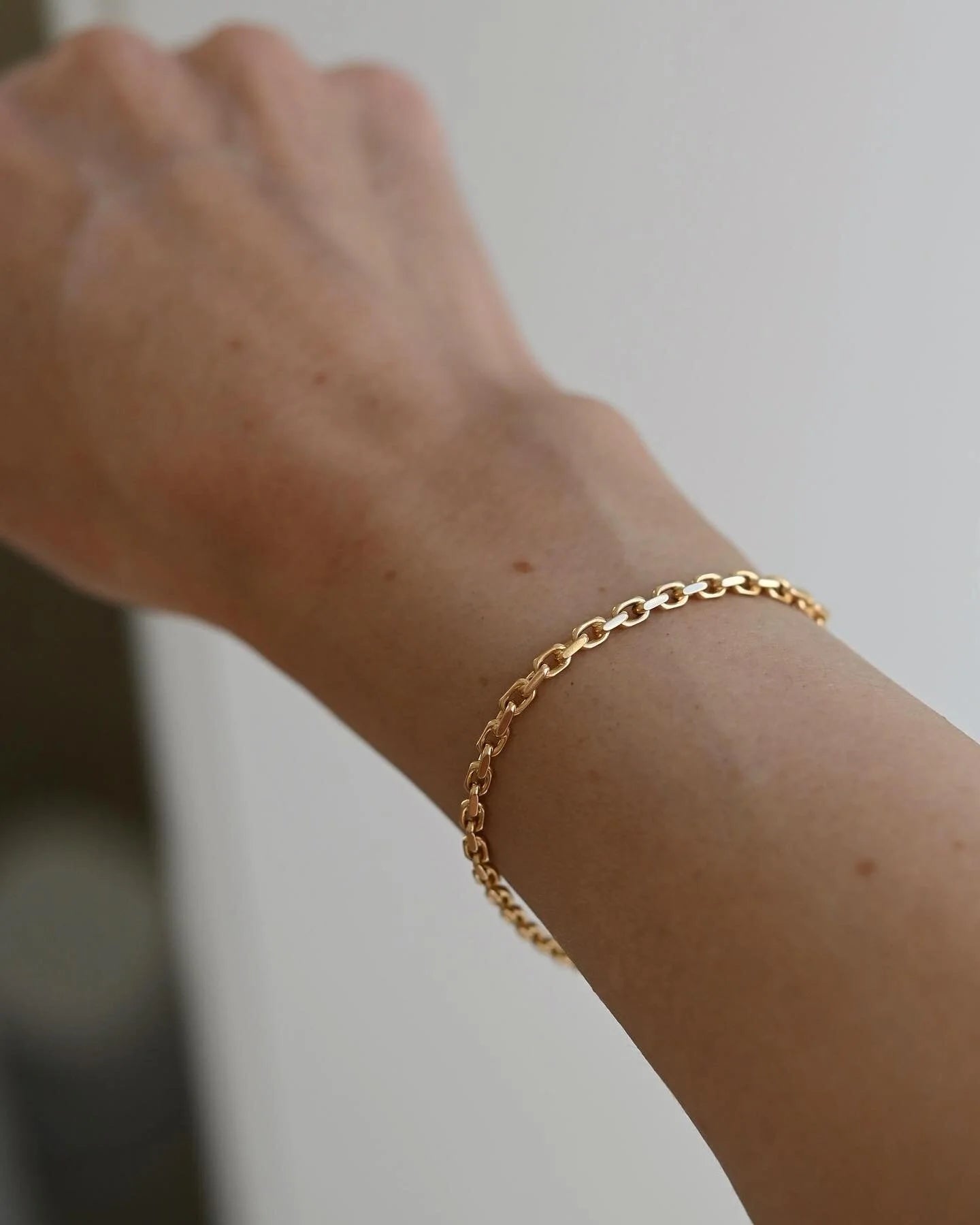 Gorg Smaller Links Swedish Vintage Bracelet 18K Gold 1962