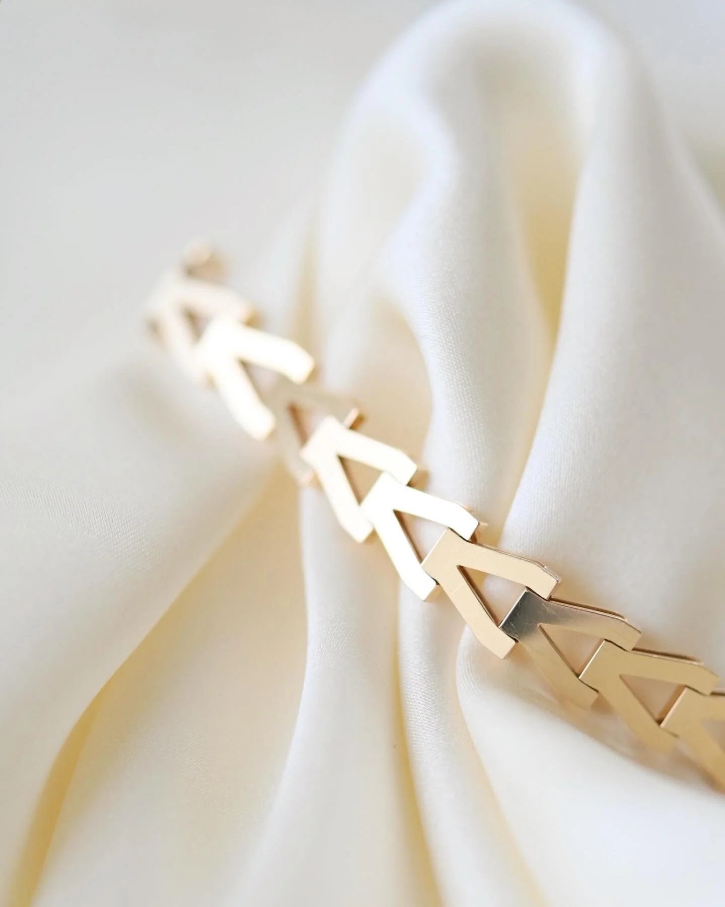 Vintage Jumbo Bracelet by Danish Willy Junget 14K Gold 1960