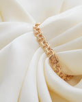 Stunning Heavy Swedish Bismarck Bracelet 18K Gold 1960