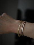 Gleaming Vintage Bracelet 18K Gold 1971