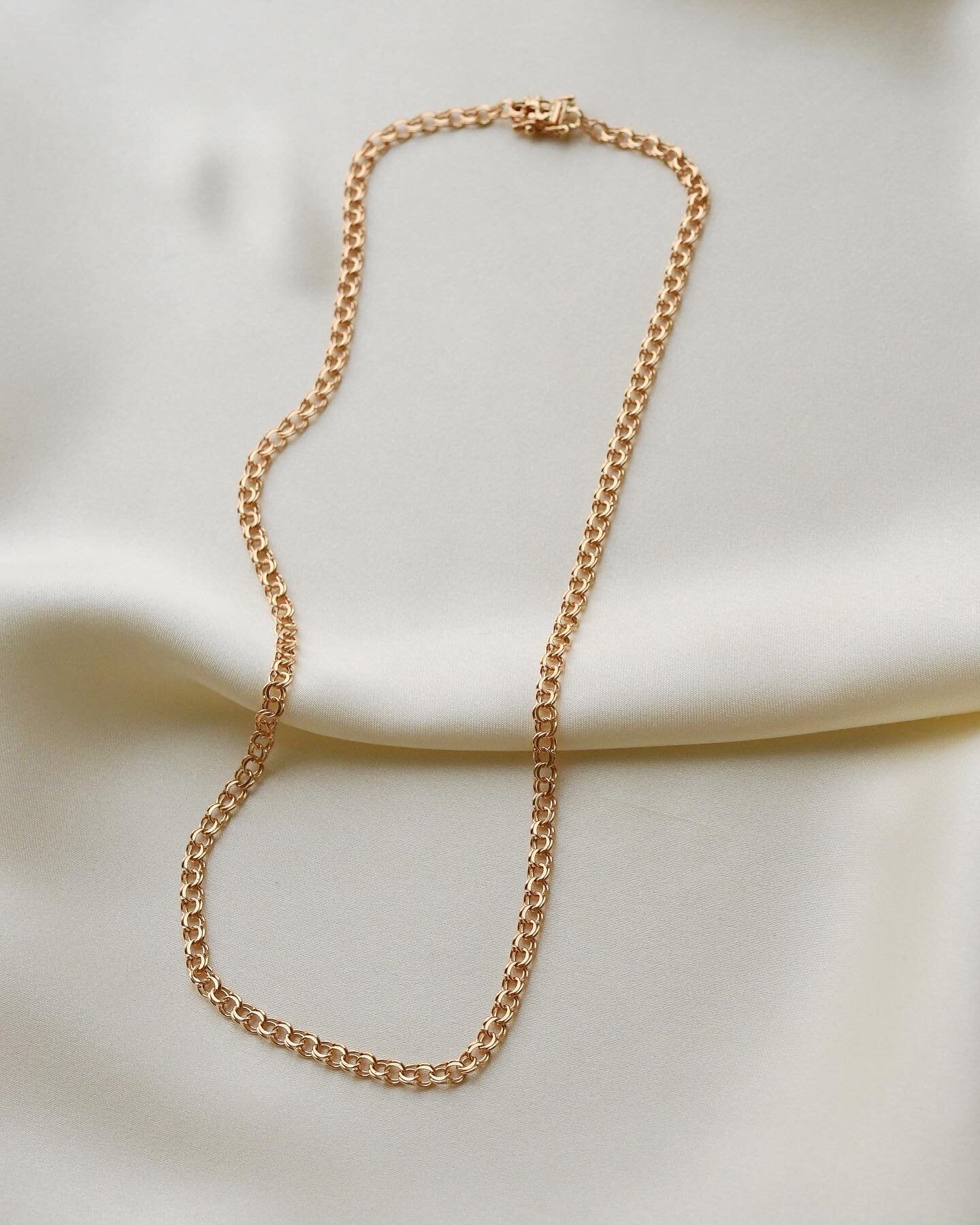 Selling Separately! Baby Bismarck, Bismarck and Curb Link Chain 18K Gold 1960s