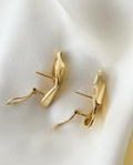 Sublime Swedish Classy Diamond Earrings 18K Gold 1980s