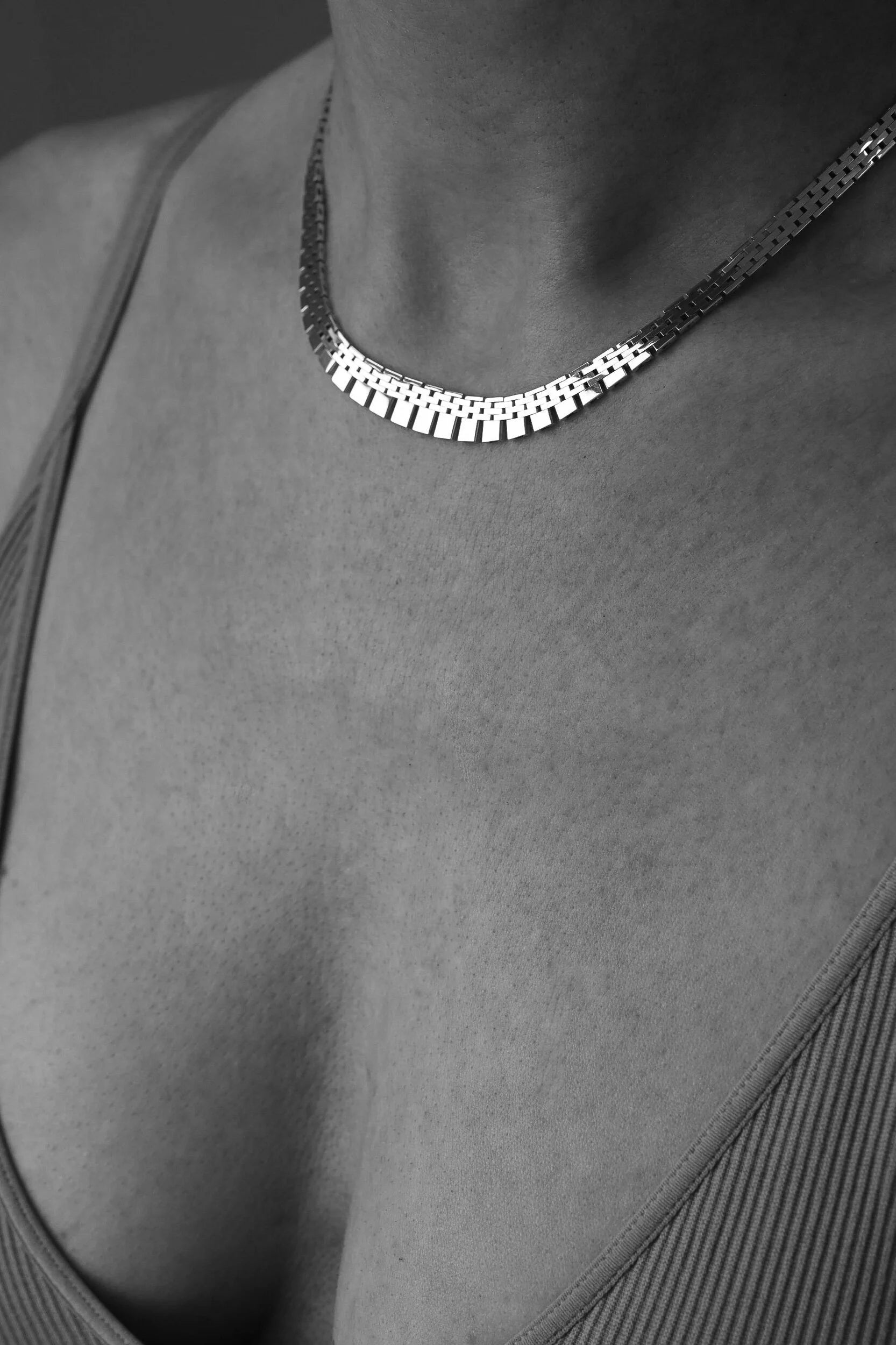 Amazing Mid Size Danish Vintage Necklace 14K Gold 1960s
