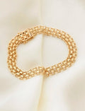Beautiful Glowing Swedish Vintage Bracelet 18K Gold 1967