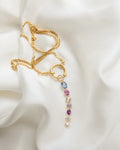 Rare 18.5 Inches Antique Curb Watch Chain 18K Gold 1910