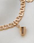 Unique Good Luck and Protection Charm Bracelet 18K Gold 1961