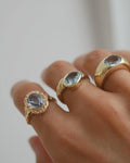 Amazing Vintage Aquamarine Rings 14K Gold
