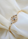 Extraordinary Antique Diamond Bracelet 18K Gold Sweden Beg 1900s