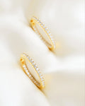 Extraordinary Hoops 1.35 Carats H/VVS Diamonds 18K Gold