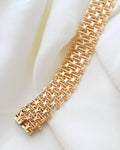 Beautiful Swedish Star Link Bracelet 18K Gold 1969