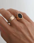 Black Onyx Ring 18K Gold 1962