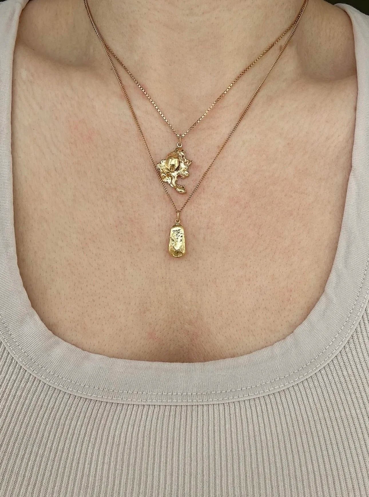Drop of Sunshine Pendant 18K Gold