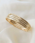Sublime Danish Vintage Bracelet by Eli Lindbom 14K Gold 1963