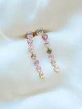 Dreamiest of Dangle Earrings 4 Carat Heart Cut Sapphires 18K Gold