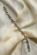 Shipping included! Beautiful Antique Citrine Silver Bracelet 1930s