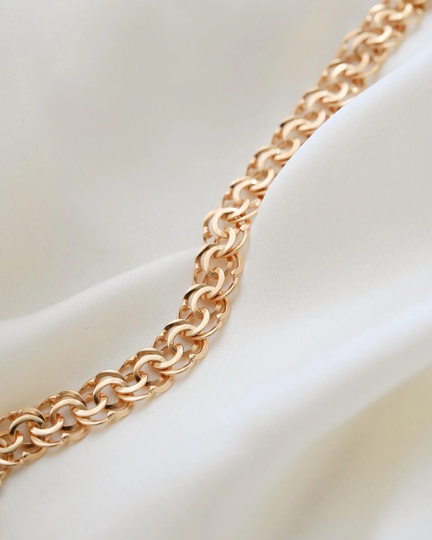 Stunning Swedish Link Bracelet Fully Hallmarked 18K Gold 1968