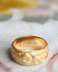 The Perfect Antique Wedding Band 18K Gold 1915