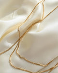 Heavy Sublime 60 Inches Long Guard Chain 18K Gold 1940s
