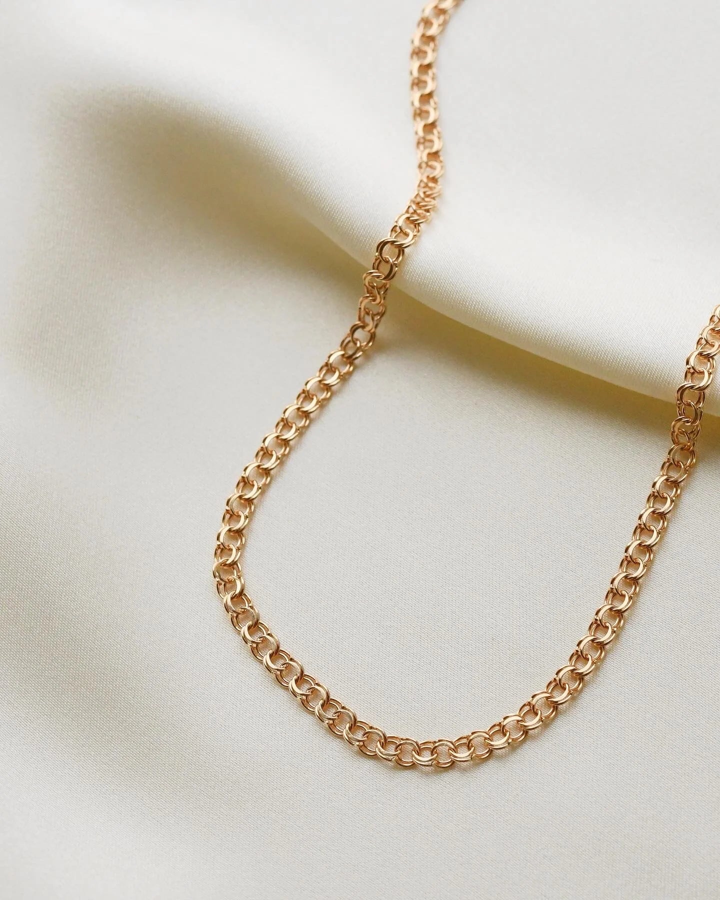 Selling Separately! Baby Bismarck, Bismarck and Curb Link Chain 18K Gold 1960s