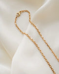 Radiant Sparkly Anchor Link Chain 14K Gold