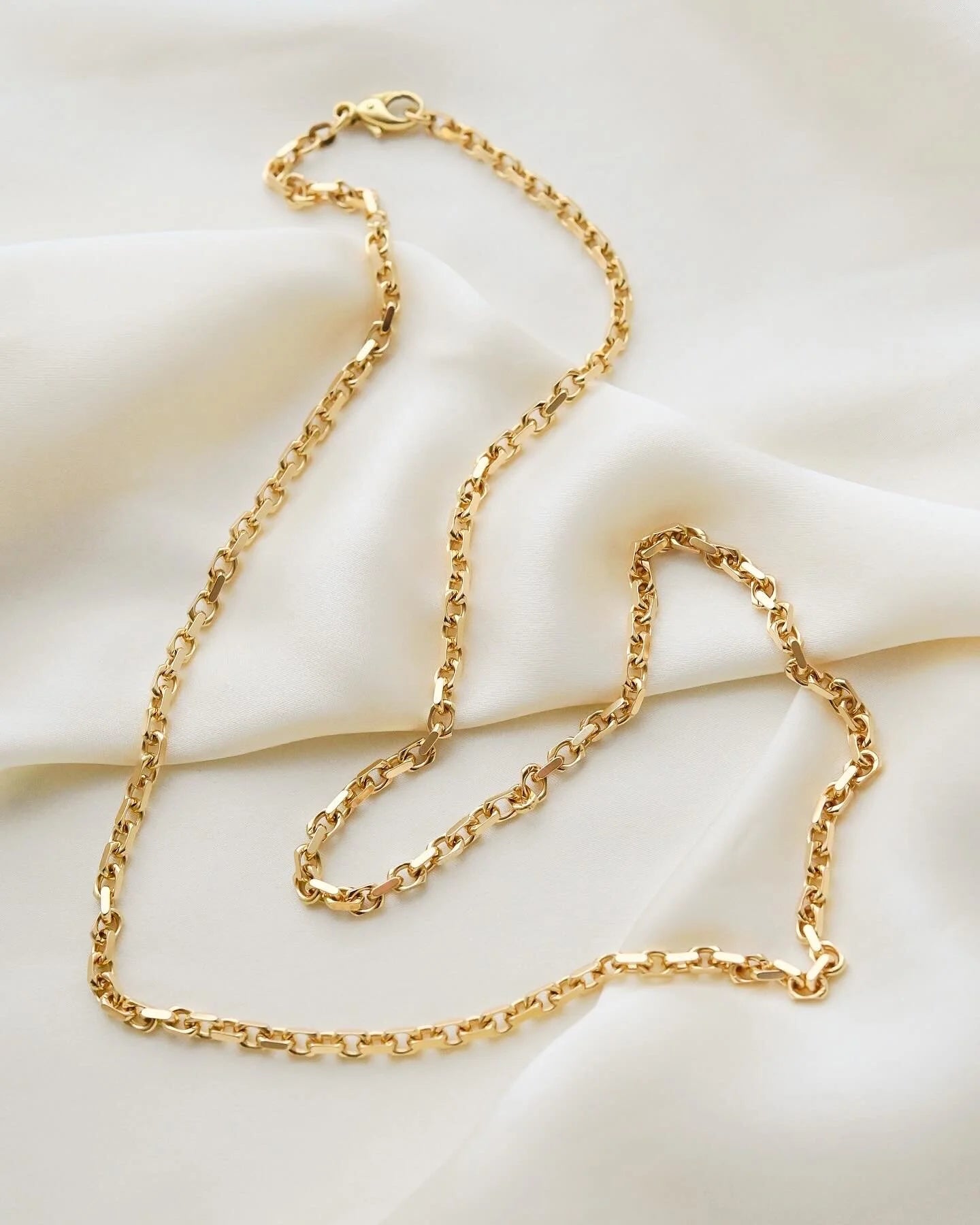 Rare LONG 26 inches Vintage Biker Chain 42 Grams 18K Gold
