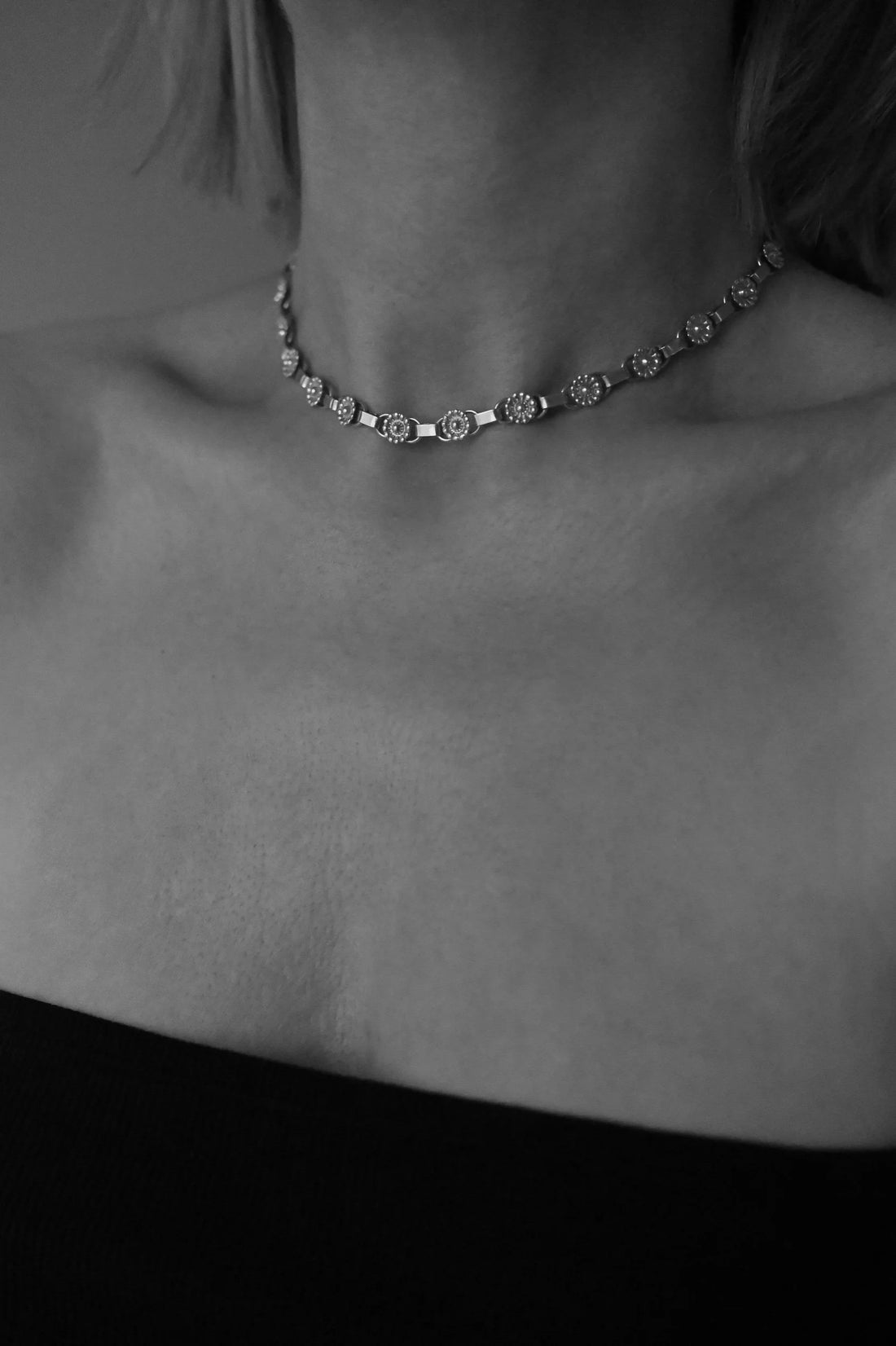 The Prettiest of Silver Necklaces Denmark 1950s