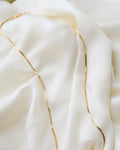 Gorgeous Looong Waves Link Necklace 18K Gold