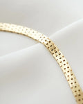 Perfect Sexy Cleopatra Necklace 29 GRAMS! 14K Gold 1960s