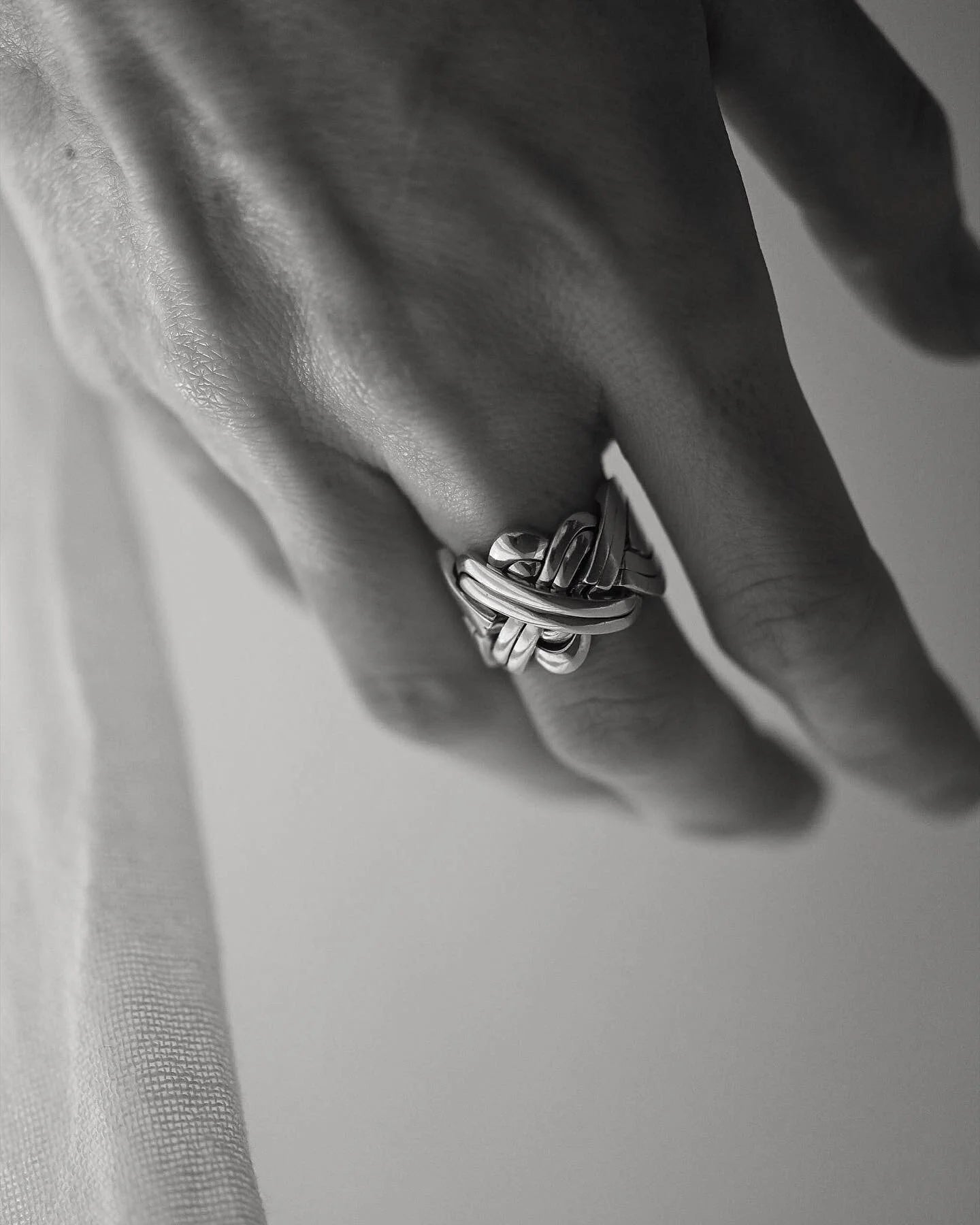 The Amazing 18 Grams (!) Grand Dame Puzzle Ring 14K Gold