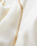 Swedish Vintage Star X Link Necklace 18K Gold 1953