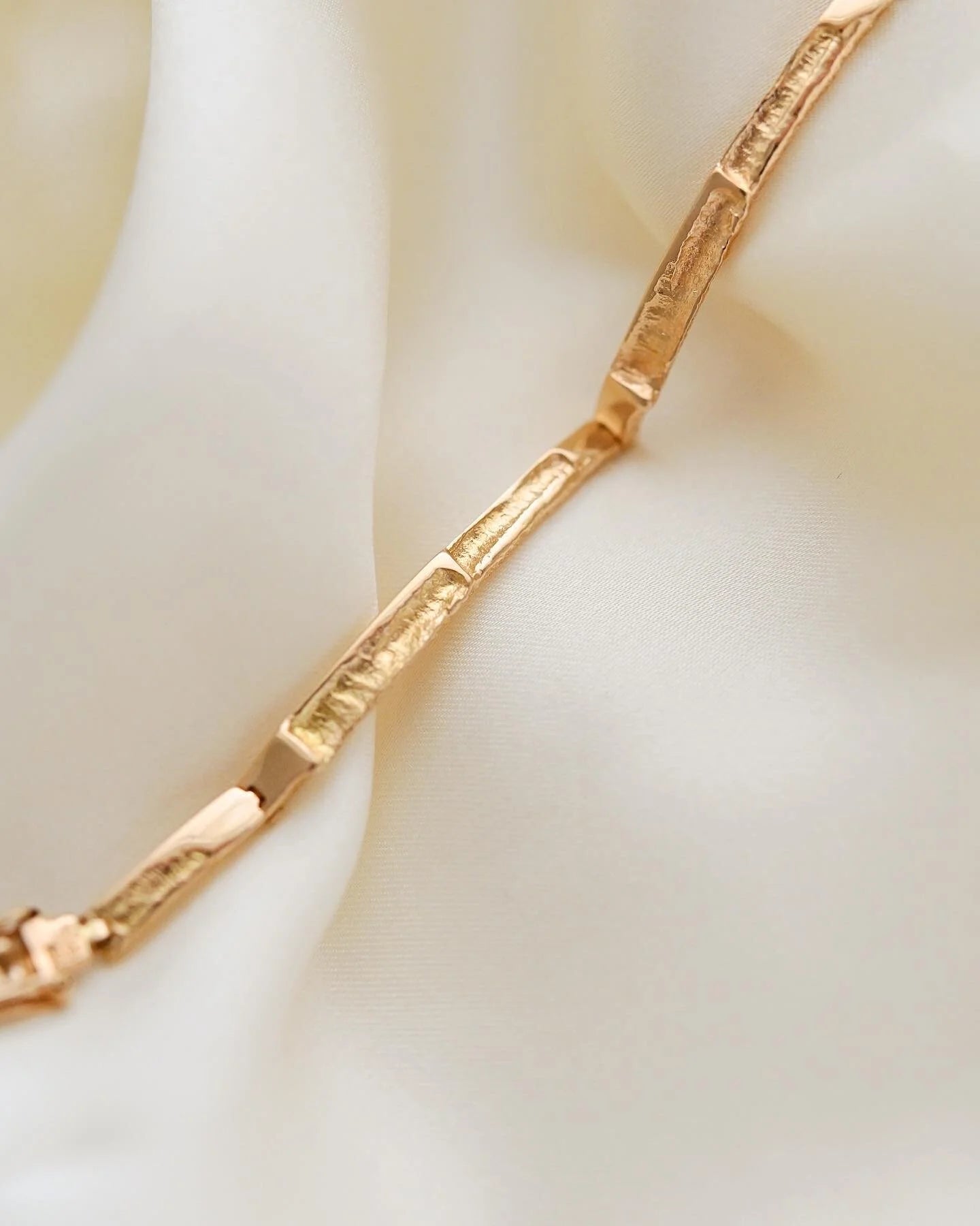 Gorg Danish Vintage Fancy Link Bracelet 18K Gold 1946-1956