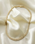 Amazing Geneva Link Necklace Vintage by Torben Andersen 14K Gold 1960s