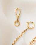Antique Bits and Bops Dog Clip Loop Clasp Extender 18K Gold