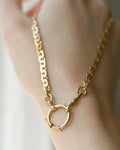 10.6 inches Antique Watch Chain 18K Gold 1927