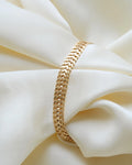 Beautiful Buttery 18K Gold Vintage Foxtail Bracelet