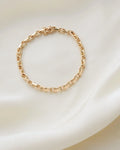 Amazing Danish Anchor Link Bracelet 14K Gold